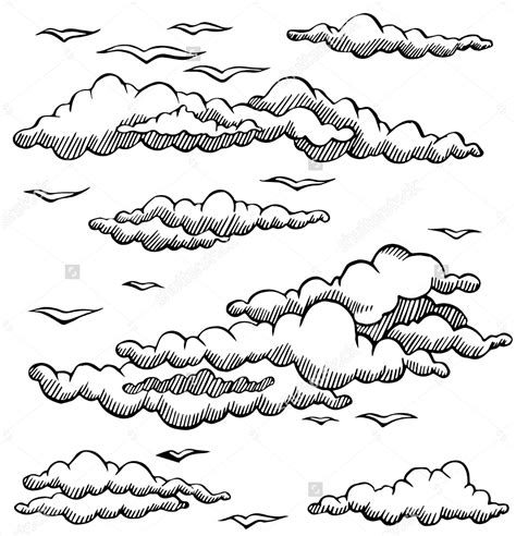 Pin By Rosanna Smee On Me Ink Illustrations Cloud Drawing Cloud