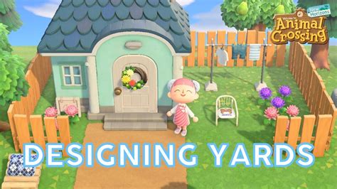 designing front & backyards! villager houses showcase • animal crossing