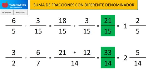 【suma De Fracciones 】 🍎 Matemátics