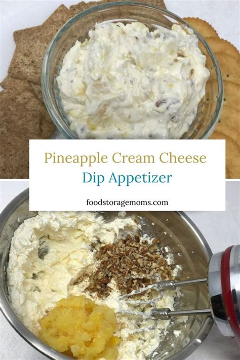 Best Pineapple Cream Cheese Dip Appetizer In The World Cream Cheese