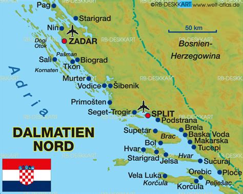 Check spelling or type a new query. Karte von Dalmatien Nord (Kroatien) - Karte auf Welt-Atlas ...