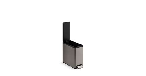 Thank you. my fil 3d printed a replacement cover for us, but the screen. K-20957 | 2.5-Gal. Slim Step Trash Can | KOHLER