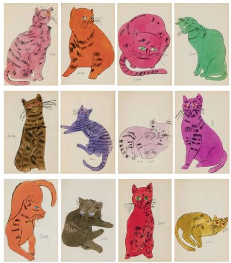 25 Cats Named Sam By Andy Warhol Andy Warhol Art Warhol Art Pop Art Cat