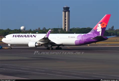 N581ha Hawaiian Airlines Boeing 767 33aerwl Photo By Yuif Id