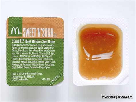 Your daily values may be higher or lower based on. mcdonalds sweet and sour sauce calories