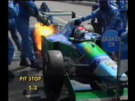 Driving for simtek in 1995. Jos Verstappen Pitbrand Hockenheim 1994 Benetton - YouTube