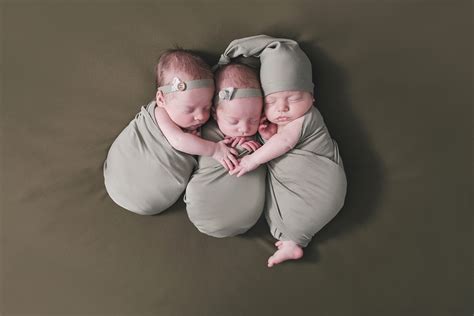 Multiples Newborn Session The Daugherty Triplets Warren Oh