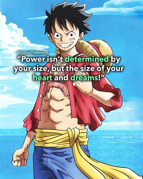 10 Luffy Quotes That Inspire Us Images One Piece Quotes Anime