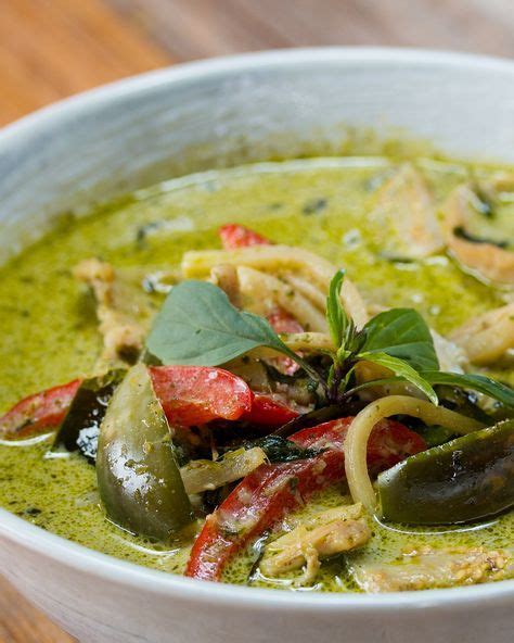 Even though they are without skin, i like to sear the chicken thighs at the start of cooking to. Thai Green Curry With Chicken By Chef Fern | Recipe in ...