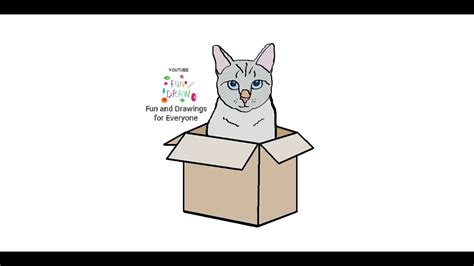 How To Draw A Cat In A Box