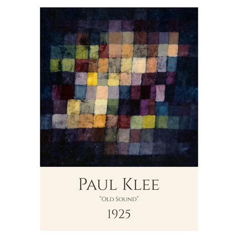 Kunstplakat Paul Klee Old Sound