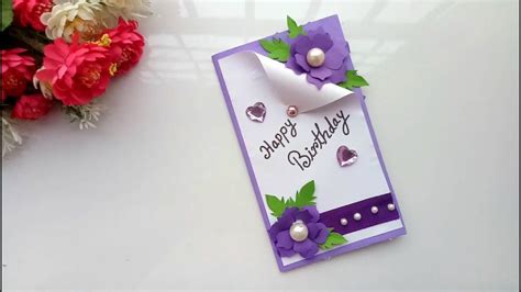 How to make candy birthday card. Beautiful Handmade Birthday card//Birthday card idea ...
