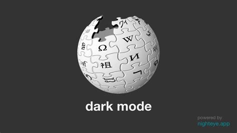 Wikipedia Dark Mode By Night Eye Preview And Guide Youtube