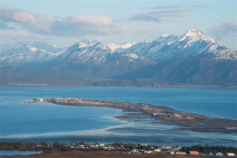 Homer Alaska Homer Spit On Kachemak Bay Taken From Skylin Flickr