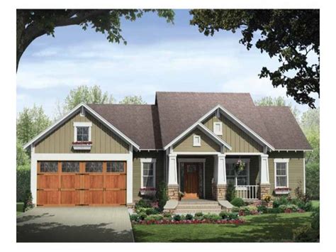 One Story Craftsman Style House Plans