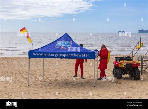 Rnli Lifeguards Getting Ready For The Season Ahead At Bournemouth Beach