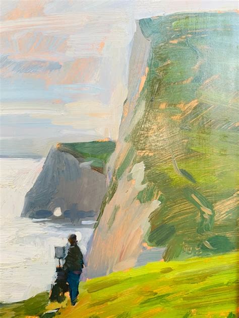 Marc Dalessio Painter On The Jurassic Coast For Sale At 1stdibs