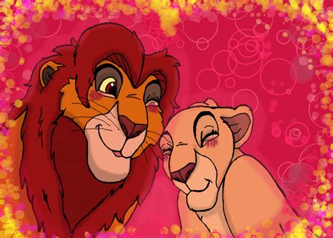 Gii Tlk Simba And Nala Valentines Day By Giiralheonco On Deviantart