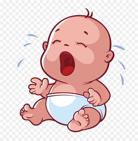 Infant Cartoon Crying Crying Baby Png Download 16961724 Free