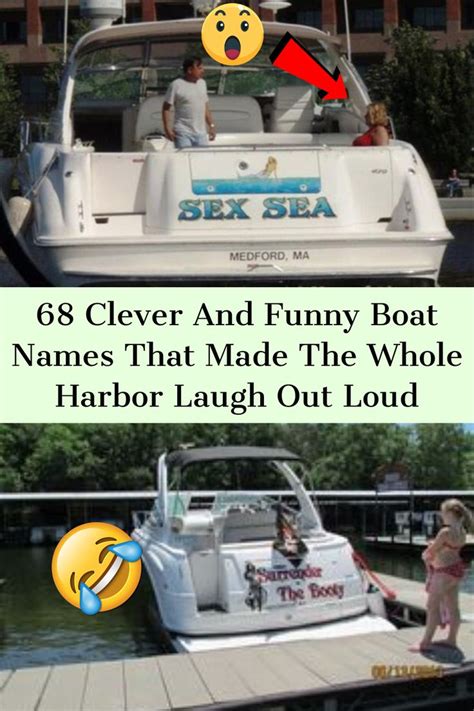 68 Clever And Funny Boat Names That Made The Whole Harbor Laugh Out