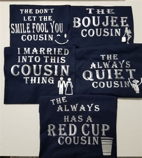 Cousin T Shirts Cousin Trip Cousin Squad Cousin Getaway Etsy
