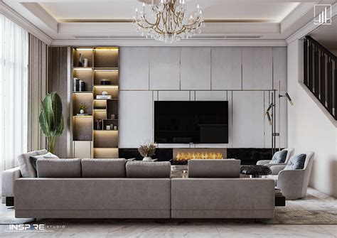 Modern Living Room Behance
