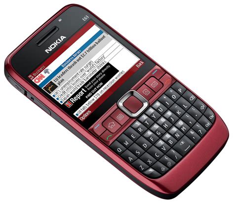Mobile Mania Nokia E63 Red
