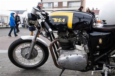 BSA A65 caferacer, volledig periode correct,1966 te koop - oldtimer