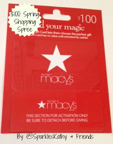 Macy's is an american department store chain founded in 1858 by rowland hussey macy. Spring Shopping Spree! $100 Macy's Gift Card - April Golightly