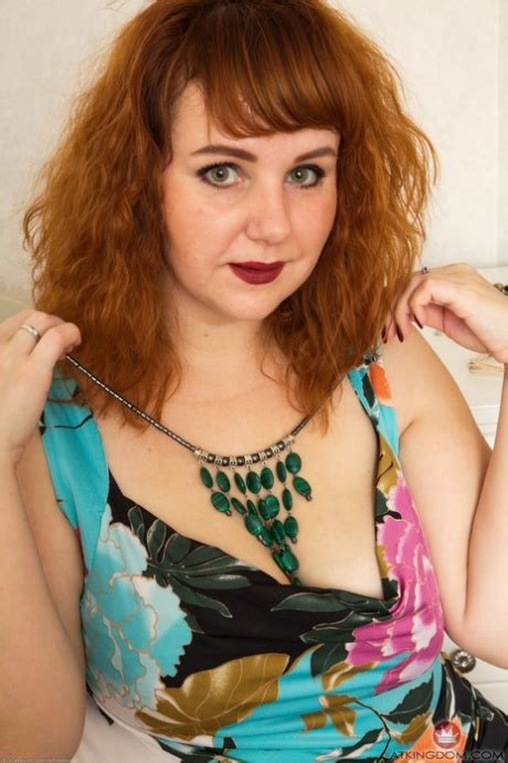 Redheaded BBW Katrin Porto Flaunts Her Huge Ass And Hairy Vagina NakedPics