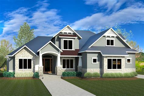 A ranch home may have simple lines and lack of embellishment, presenting a clean façade, while farmhouse will boast generous porch space for outdoor living. Seven Bedroom Northwest House Plan - 290018IY ...
