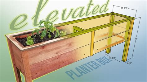 How To Build A Planter Box With Legs Plant Ideas