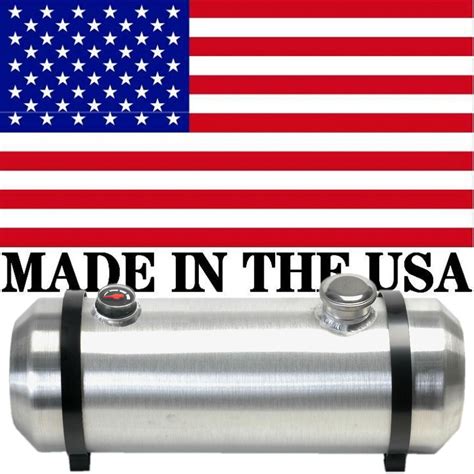 10x16 Spun Aluminum Gas Tank 5 Gallons With Sight Gauge Gassers Bug Hot