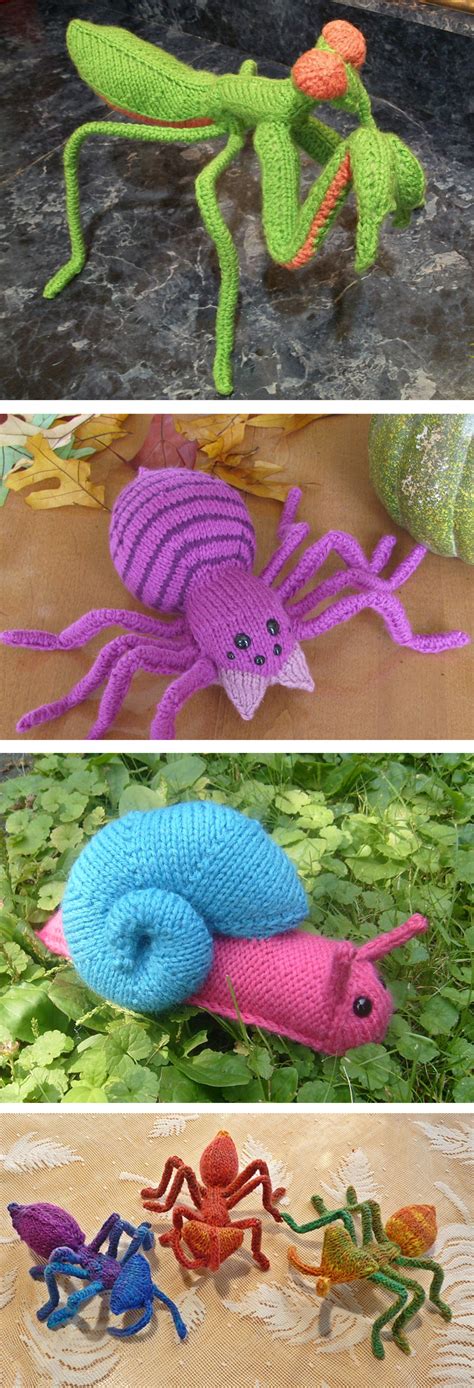 Fixing knitting mistakes for all knitters. Cutie Crawlies Insect Knitting Patterns | In the Loop Knitting