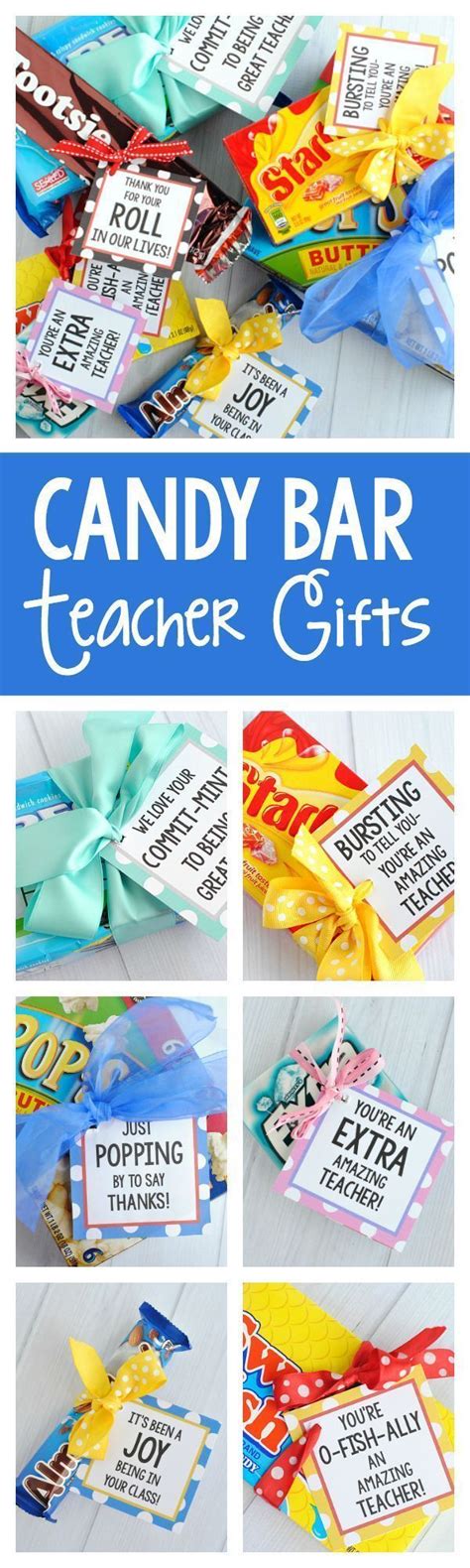 Teacher Appreciation Candy Bar Ideas