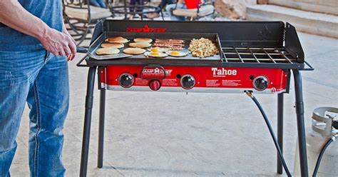 Camp Chef Tahoe 3 Burner Propane Camp Stove W Griddle Only 134 99 Shipped