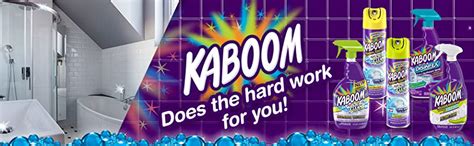 kaboom shower tub and tile with the power of oxiclean stainfighters 32oz bathroom cleaner