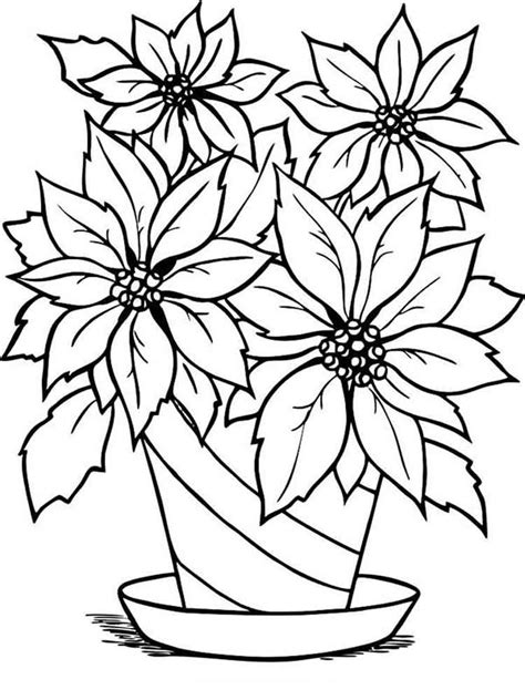Flower Coloring Pages | Free download on ClipArtMag