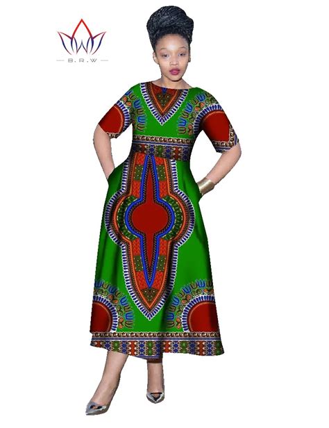 Dashiki Party Dress Hot Vestidos Dashiki Dresses For Women Cotton Print Traditional African