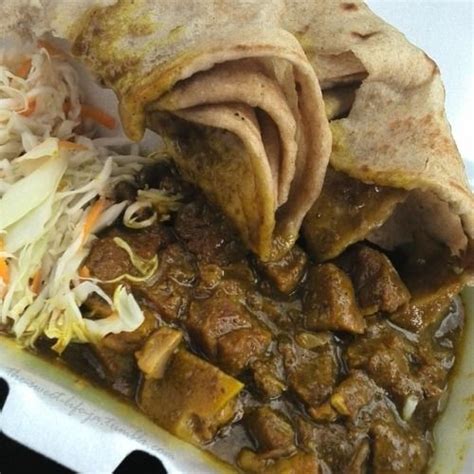 Curry Goat With Roti Curry Goat Roti Good Food