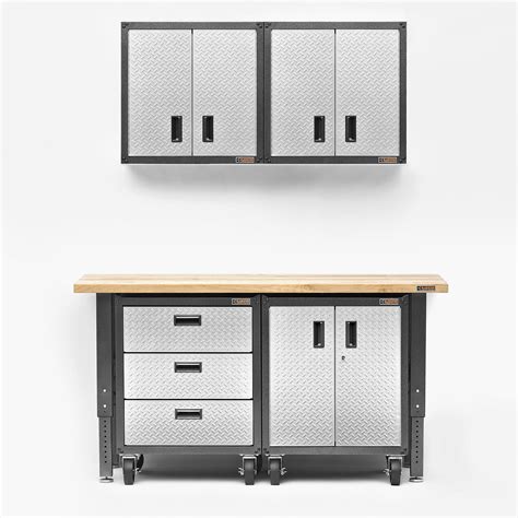 The gladiator premier wall gearbox cabinetthe gladiator premier wall gearbox cabinet frees up valuable floor storage space and offers versatility for your changing needs. Gladiator 28" Ready-to-Assemble Steel Garage Wall Cabinet ...
