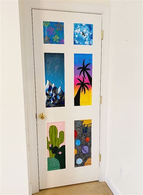 Bedroom Door Painting Ideas Vsco