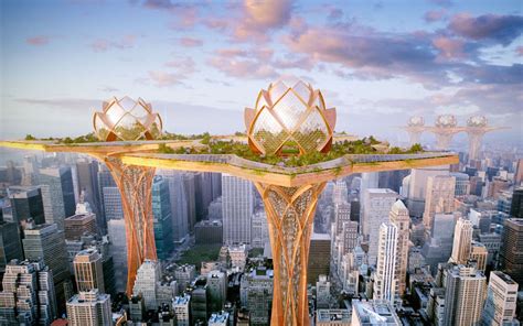 This Lotus Flower Shaped City In The Sky Is The Future Of Living