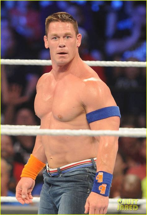 John Cena Goes Shirtless During Wwe Summerslam Photo