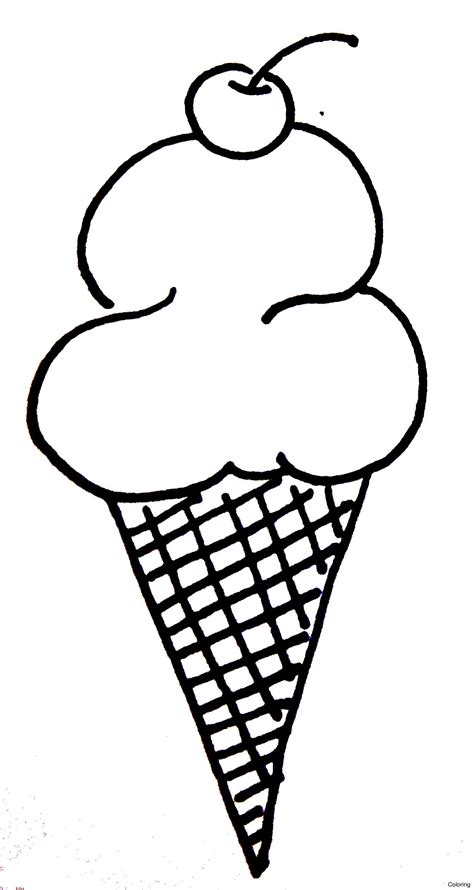 Ice Cream Cone Drawing At Getdrawings Free Download