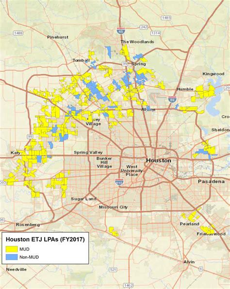 Unincorporated Harris County Map