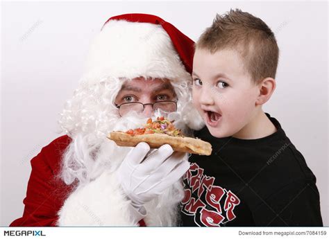 Santa Eating Pizza Clipart 10 Free Cliparts Download Images On