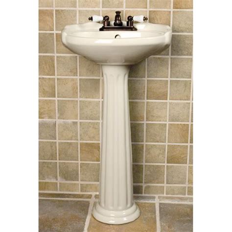 Mini Victorian Pedestal Sink With 4 Centers Signature Hardware