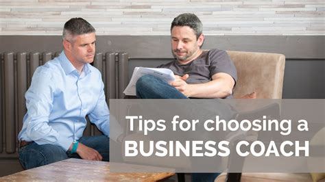 Tips For Choosing A Business Coach Youtube