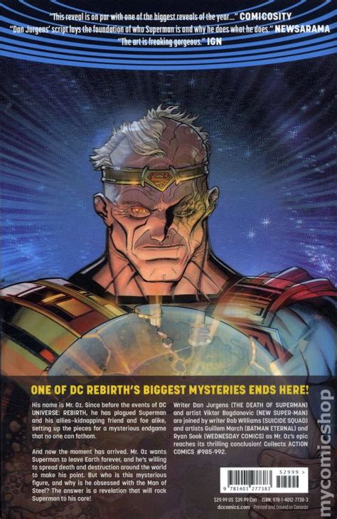 Superman Action Comics The Oz Effect Hc 2018 Dc Universe Rebirth